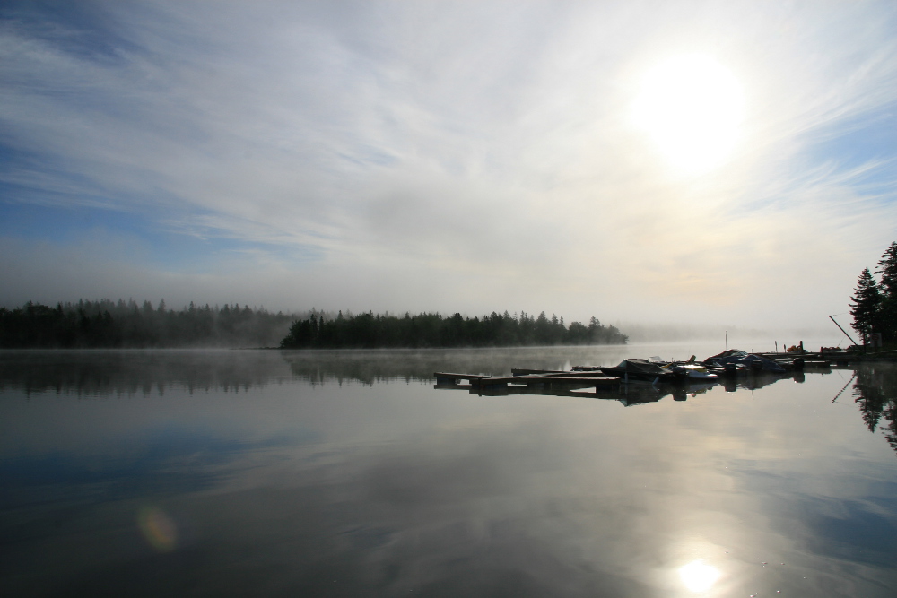Lake, Sky and the Sun